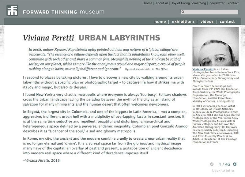 Urban Labyrinths at The Forward Thinking Museum. See more at: http://www.forwardthinkingmuseum.com/exhibitions/solo_peretti_01.php