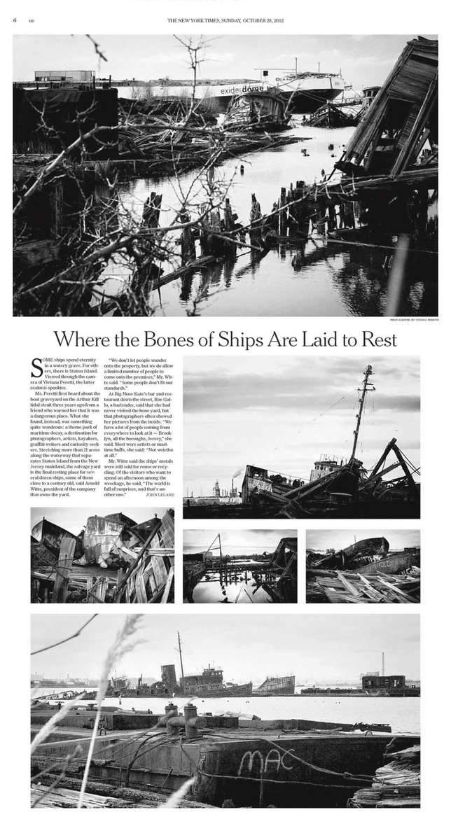 My story about a boat graveyard in Staten Island, New York, featured on THE NEW YORK TIMES on October 2012. See more at: http://www.nytimes.com/slideshow/2012/10/28/nyregion/20121028boatgraveyard.html?ref=nyregion#1