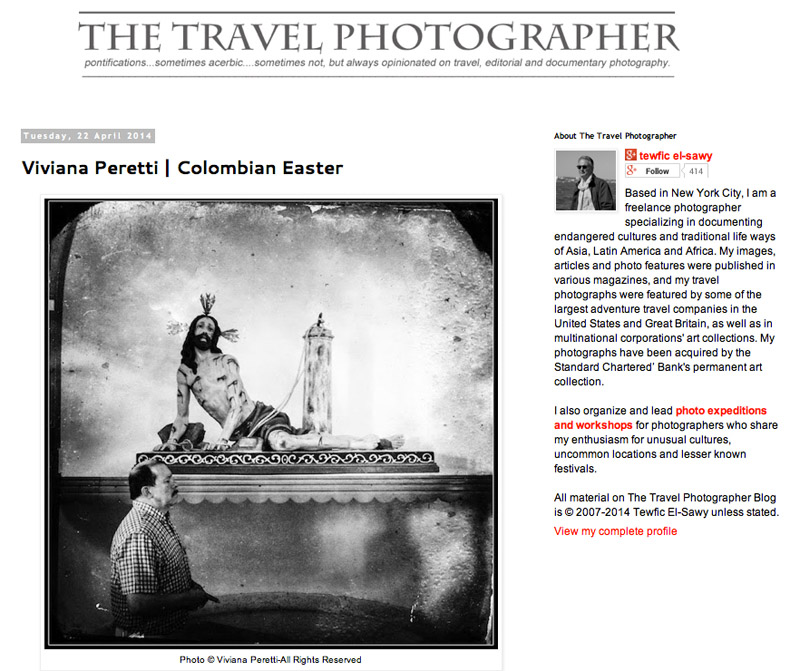 My series about Easter in the Colombian small region of Quindío featured in The Travel Photographer, NY.