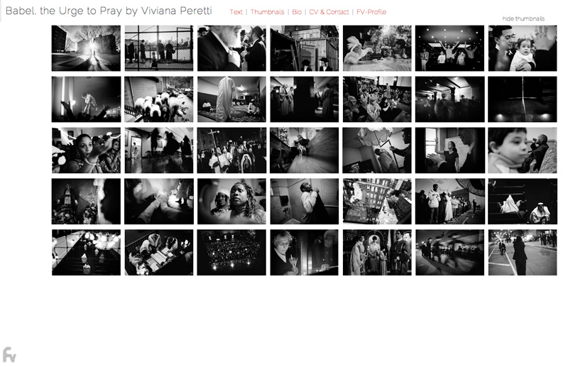 My four-years long project Babel, the Urge to Pray about religious communities in New York, received an Honorable Mention at the Fotovisura Grant for Outstanding Personal Photography Project.