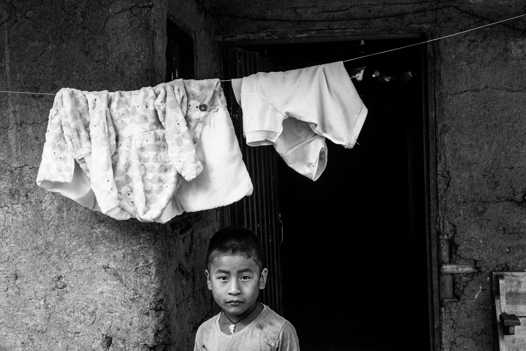 Nasa Kids Marlon Santiago Pavi Ul (7 años), La Mina, Toribío, Cauca, Colombia, Agosto 18, 2018.